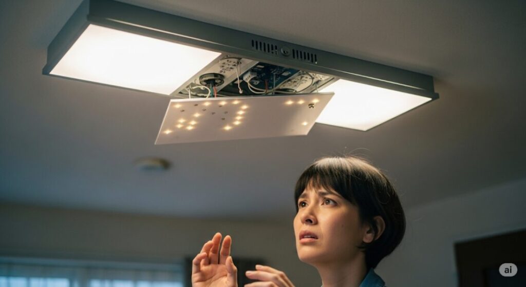 照明が突然消えるのは本体の故障？