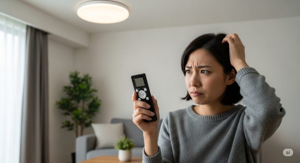 たまにつかないのはなぜ？リモコンの不具合