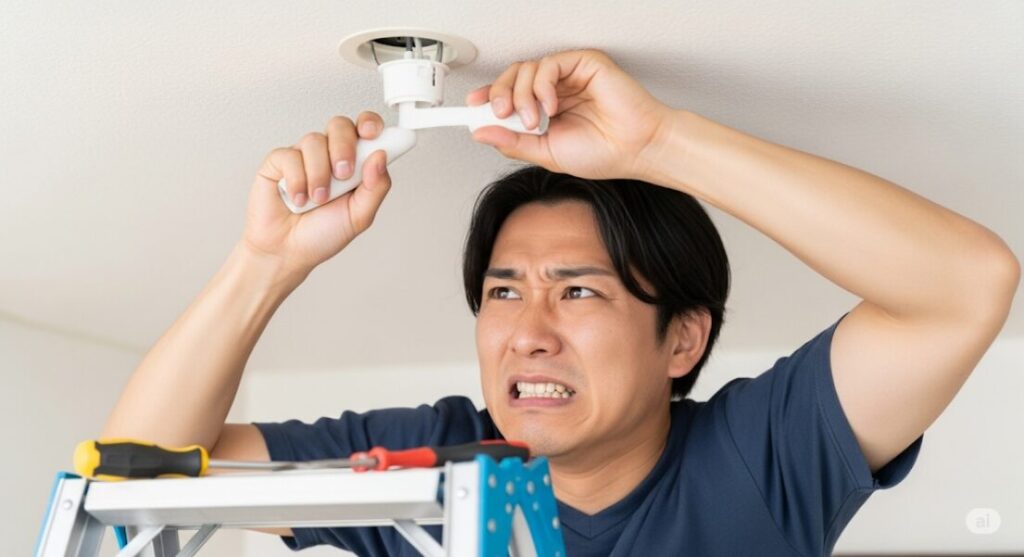 それでもシーリングライトのアダプターが外れない時の原因別対処法