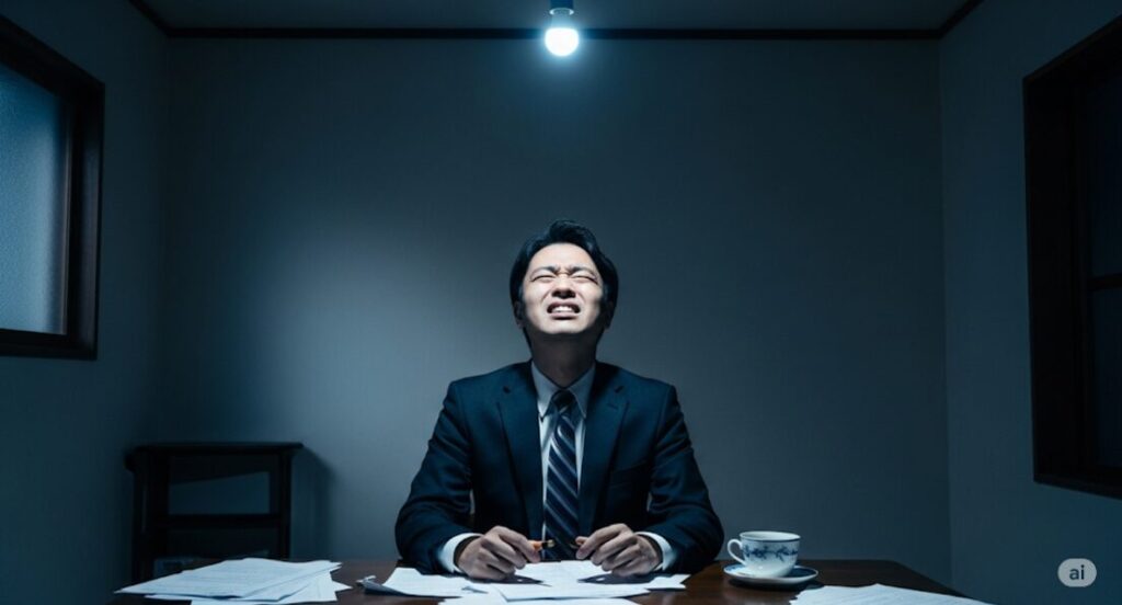 常夜灯や全体が暗いという口コミ