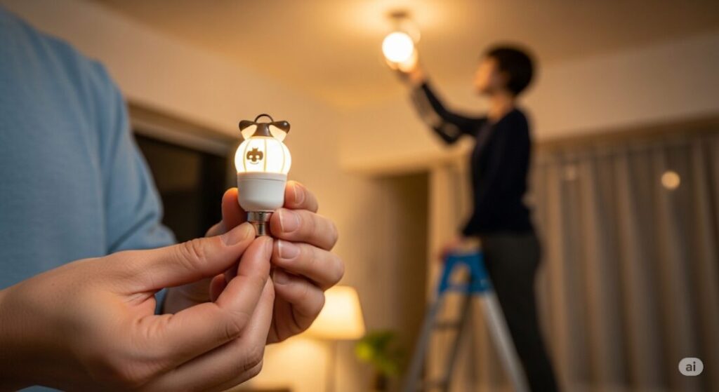 睡眠の質を上げる豆電球の理想の明るさとは