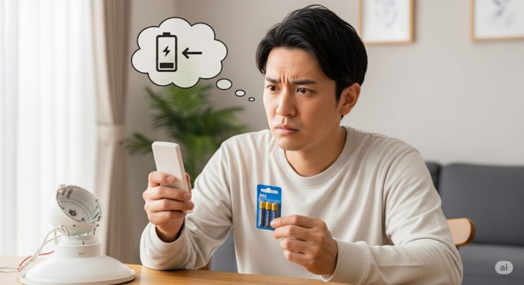 リモコンがつかない・反応しない時の対処法