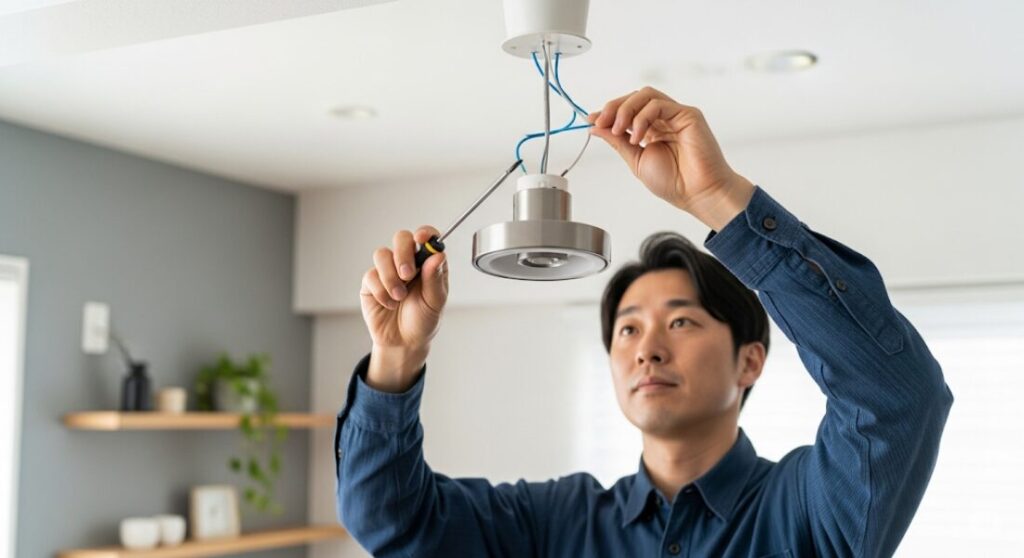 一体型はペンダントライトに変える選択も