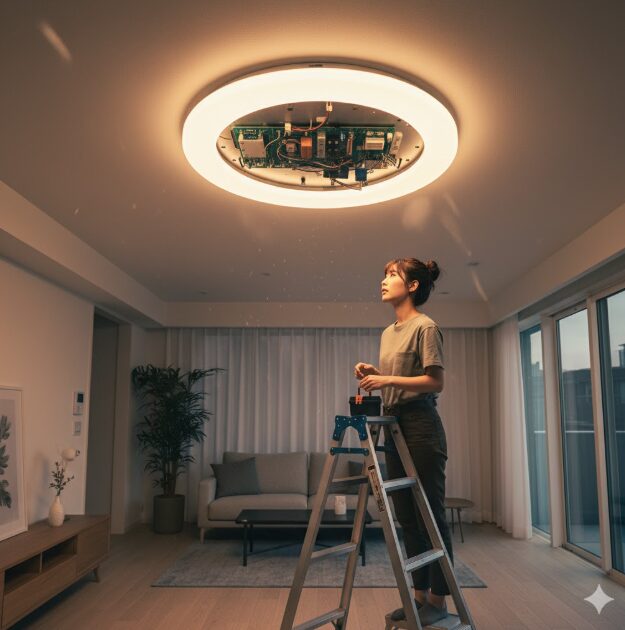 知っておきたいLEDシーリングライトの中身交換の基本