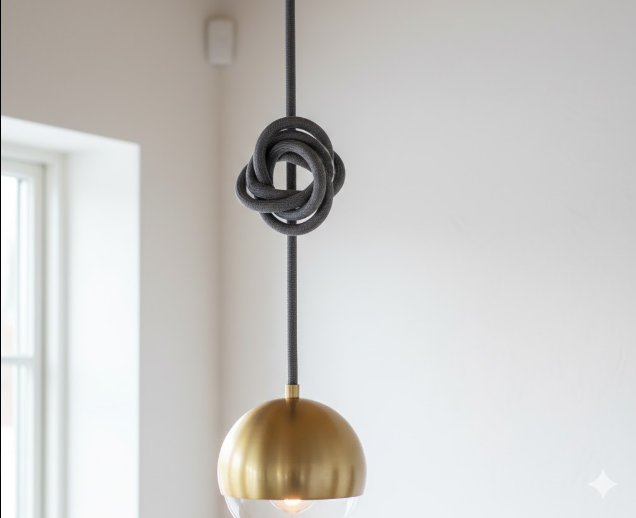 ペンダントライトコードの結び方をおしゃれにする基本