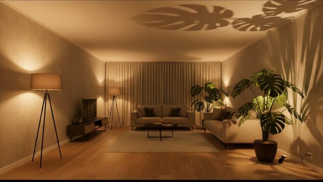 フロアライトで部屋全体を明るい印象にする選び方