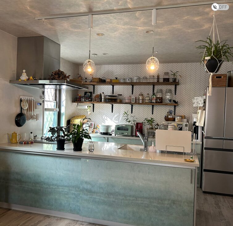 ダイニングキッチンの照明