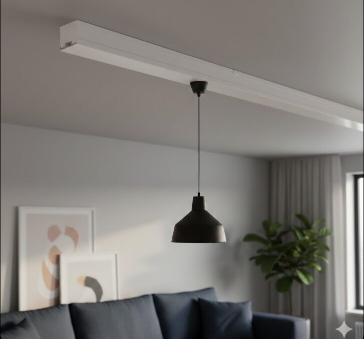 ダクトレールカバーで照明の埃や見た目を改善する