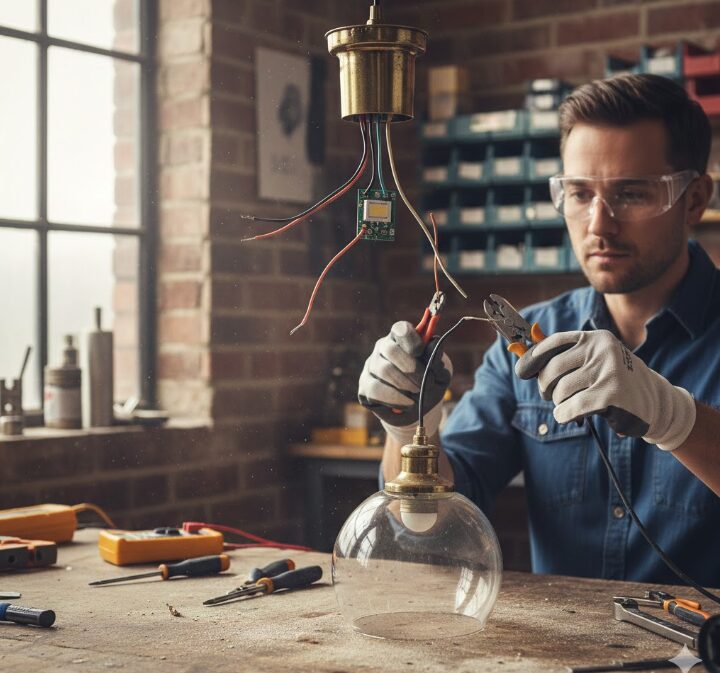 IKEAの照明のカップが浮く悩みを解消する直し方