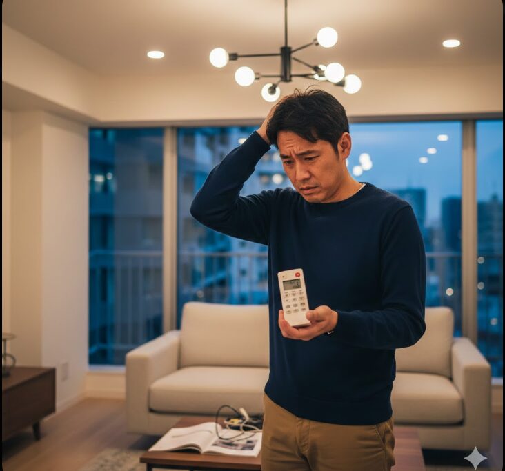 ikeaの照明リモコンが反応しない時の物理的対策