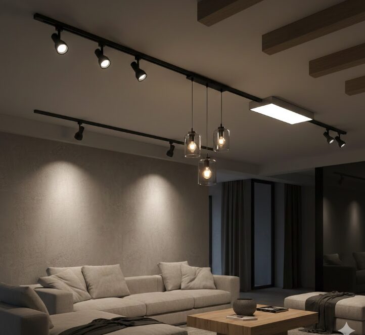 ダウンライトからダクトレールへの交換ガイド