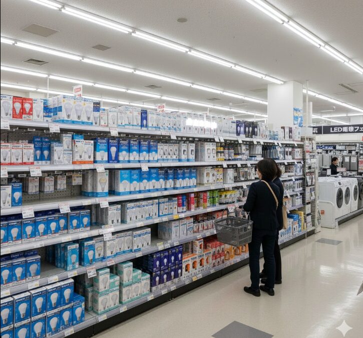 ダイソーのLED電球で発火事故を防ぐ使い方