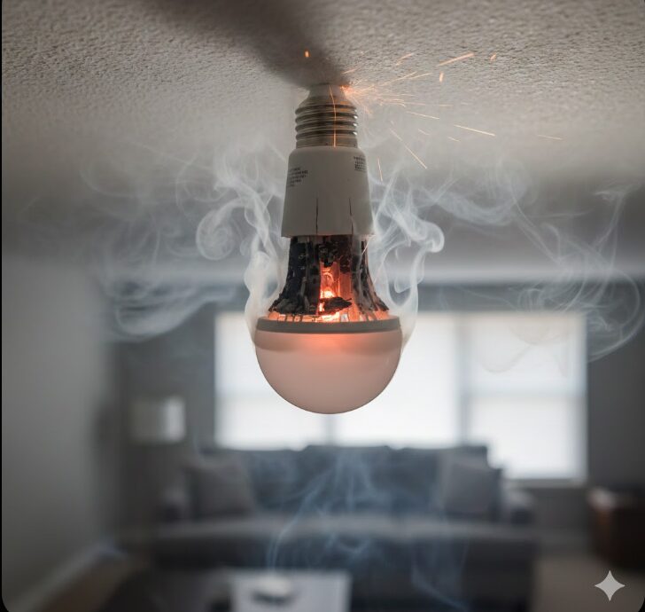 ダイソーのLED電球は発火する?不安の真相