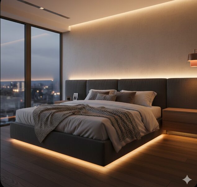 賃貸でも可能なダイソー間接照明の取り付けDIY